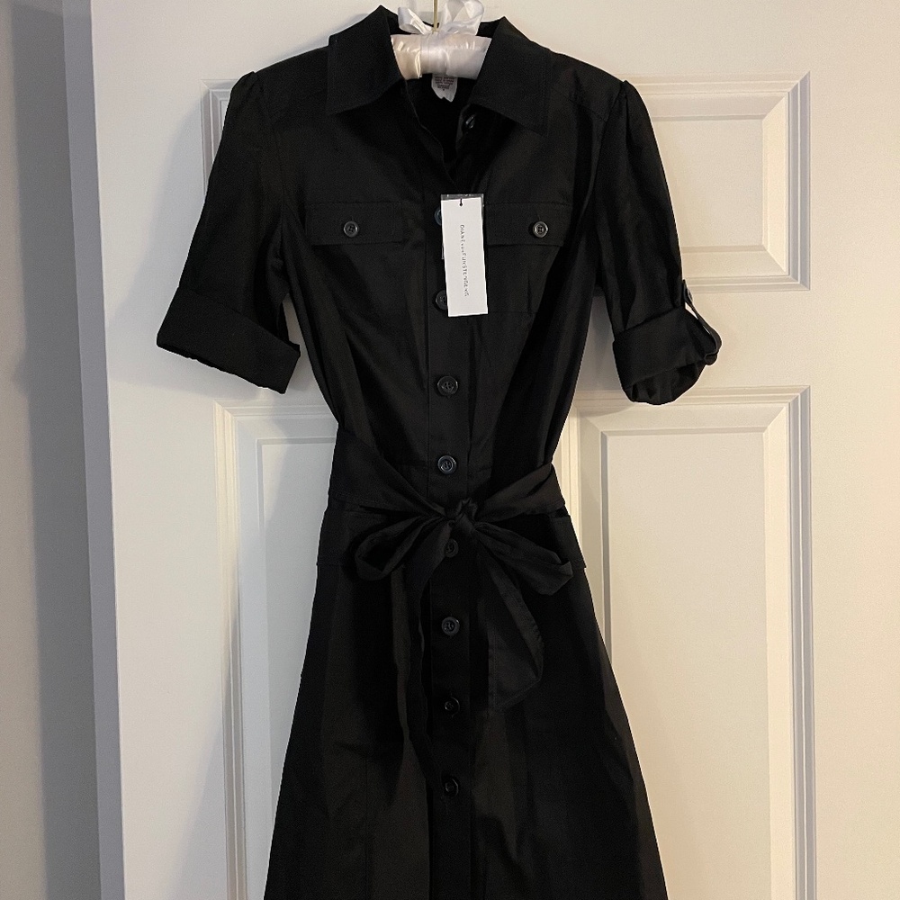 Diane von Furstenberg Dress, NWT, Size 4, 100% Cotton